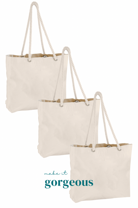 100% Cotton Beach Tote Bag