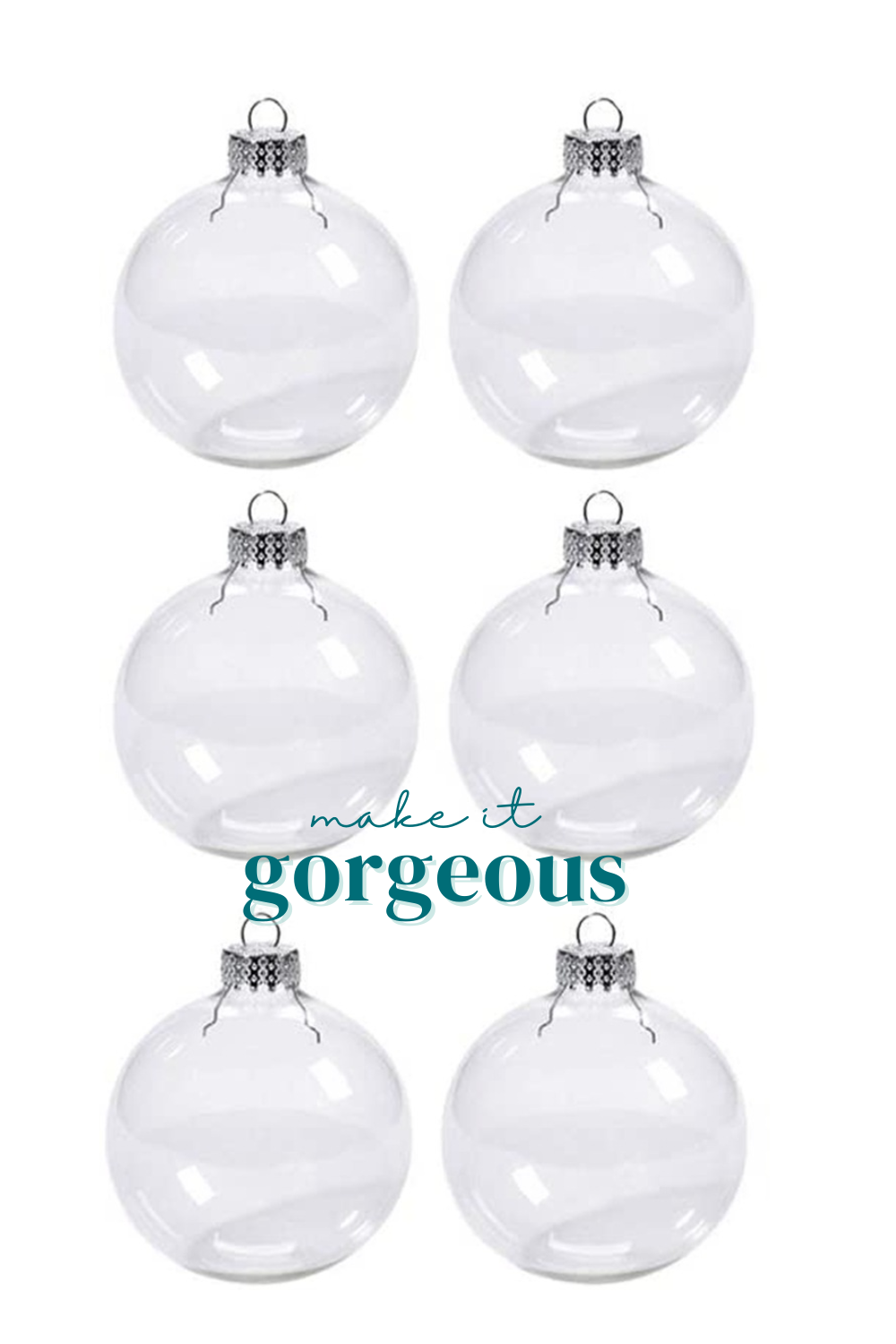 Fillable high quality Bauble for Christmas