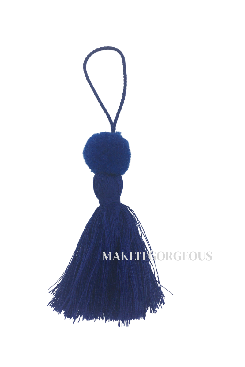 Royal Blue Tassels