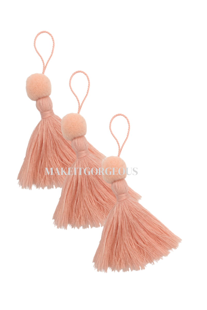 Peach Tassels