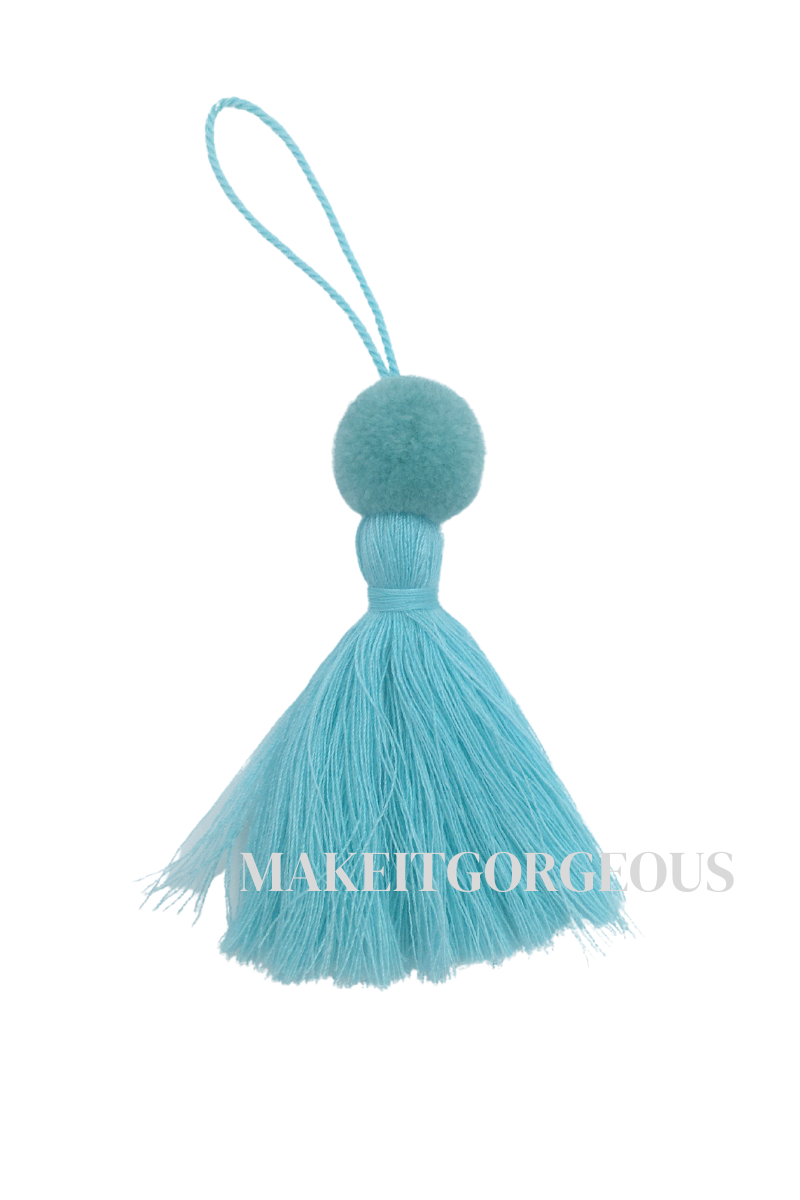 Aqua Tassels