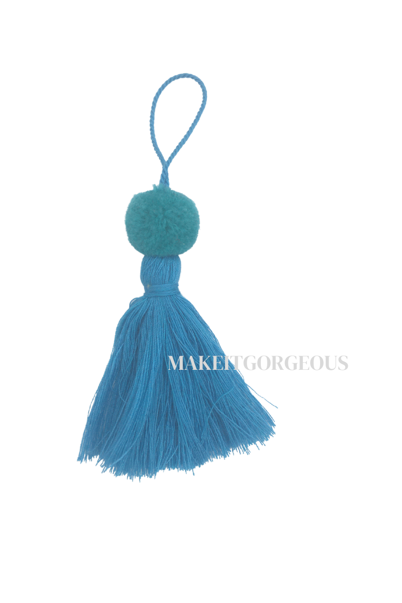 Turquoise  Tassels