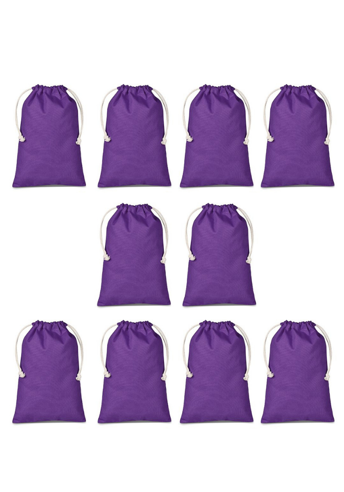 The Claudia Midi Colour Cotton Bags 10 Pack