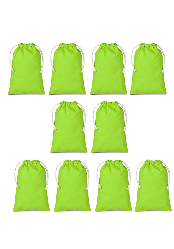 The Cassie Mini Colour Drawstring Bags 10 Pack