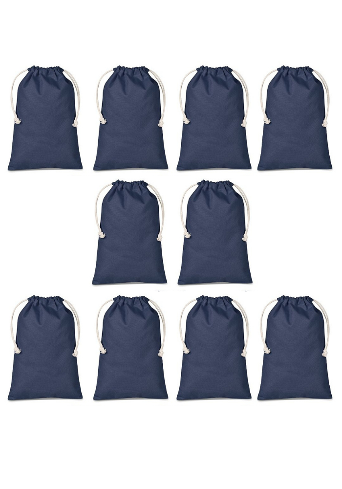 The Cassie Mini Colour Drawstring Bags 10 Pack