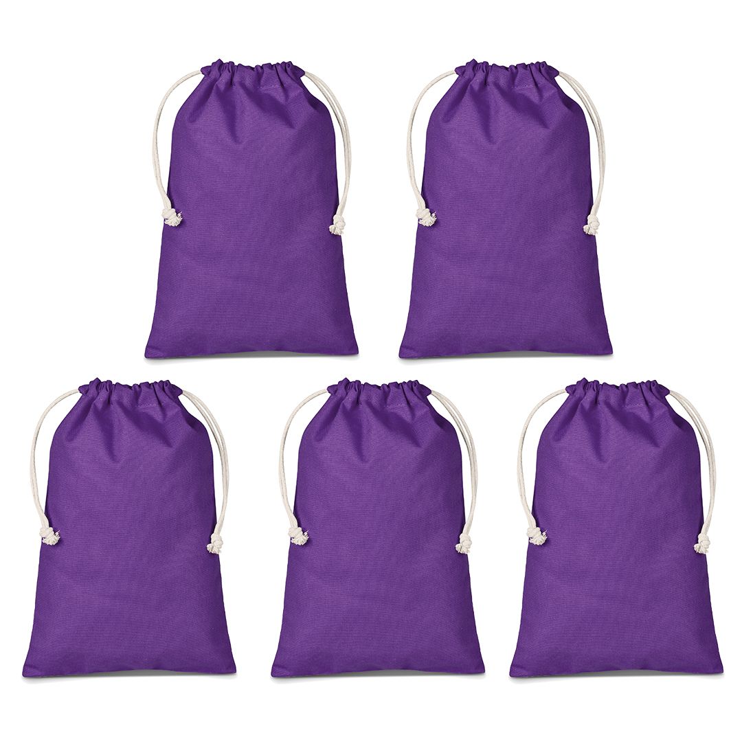 The Claudia Midi Colour Cotton Bags 5 Pack