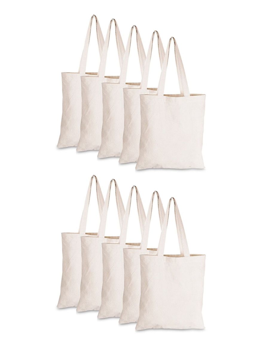 Plain 100% Cotton Tote Eco Bag – Make It Gorgeous